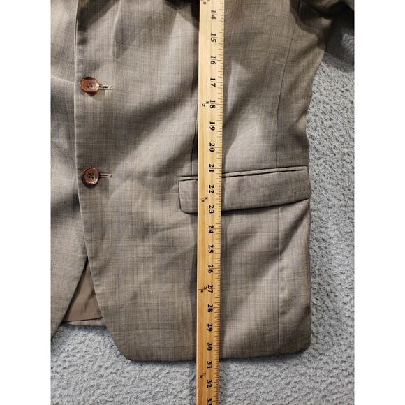 Lauren Ralph Lauren Blazer Men's 42 S Beige 100% Wool Suit Jacket Sport Coat - Picture 5 of 12